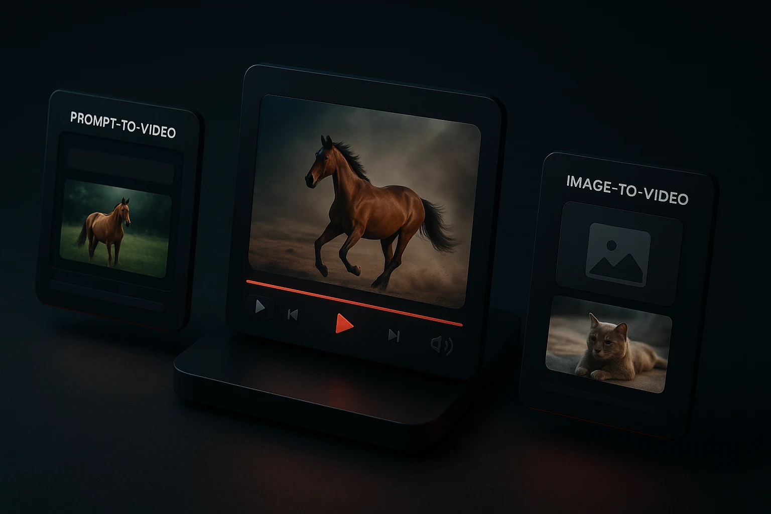 HappyHorse AI video workflow dashboard illustration