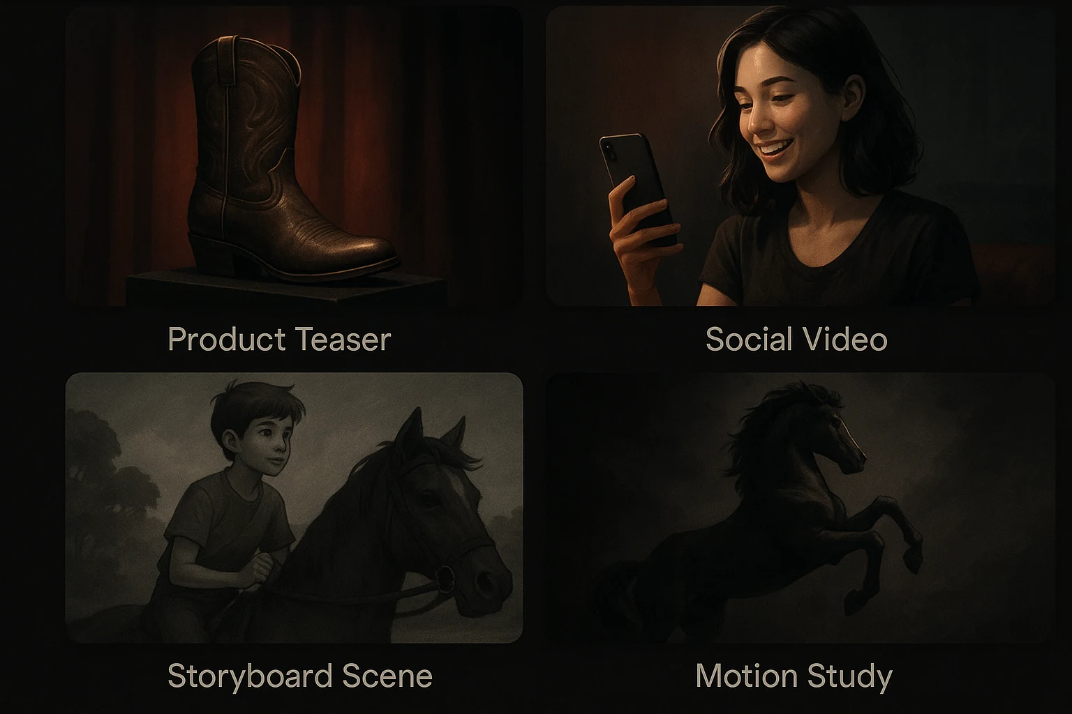 HappyHorse AI video use case collage